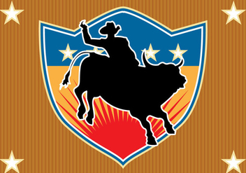 Free Bull Rider Vector - vector #362917 gratis